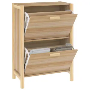 Berkfield Shoe Cabinet 57.5x33x80 cm Engineered Wood