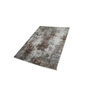 Astro Rust Abstract Medium Rug, (L)180cm x (W)120cm