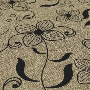 JVL Elegance Machine Washable Doormat and Runner, Flowers