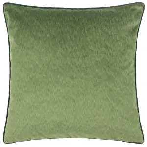 Paoletti Torto Velvet Piped Feather Rich Cushion