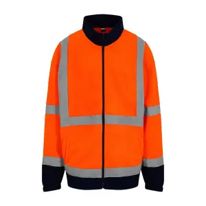 PRO RTX High Visibility Mens Full-Zip Fleece