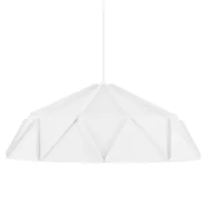 Metal Pendant Lamp White SENIA