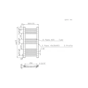 Rinse Bathrooms Electric Heated Towel Rail Curved Chrome Bathroom Towel Radiator 600x300mm - 200W