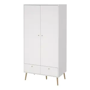 Cumbria Wardrobe with 2 Doors + 2 Drawers