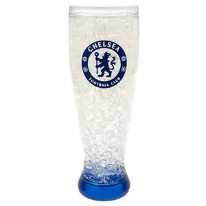 Chelsea FC Slim Freezer Tankard Clear/Royal Blue (One Size)