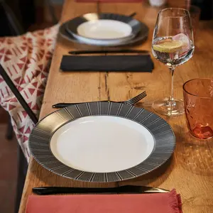 26.5cm Dinner Plate (Set of 6) Black