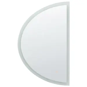 LED Bathroom Mirror BEZONS Silver