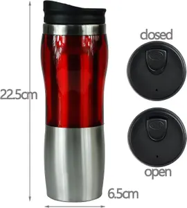 simpa 2PC 350ml Stainless Steel Thermos Travel Mug Random Colour