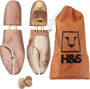 H&S Cedar Wood Shoe Tree Wooden Shoe Stretcher Shaper