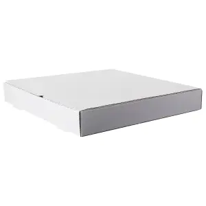 10 x White 14" (14.5 x 14.5 x 2") Takeaway Slim Postage, Dessert, Pizza Boxes For Restaurant & Take Outs