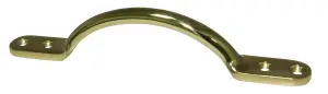 Brass effect Cabinet Bow Pull handle (L)11cm