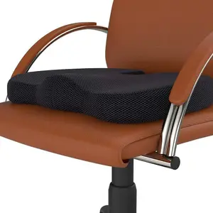 Orthopaedic Gel Seating Cushion - Ergonomic Memory Foam - Alleviates Pressure On The Spine And Tailbone