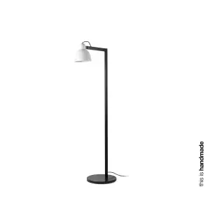 Luminosa Venice White Floor Task Lamp