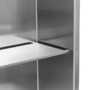 Thermopanel 304 Stainless Steel Recess Shower Niche Shelved - Stainless Steel (305x610x103mm)