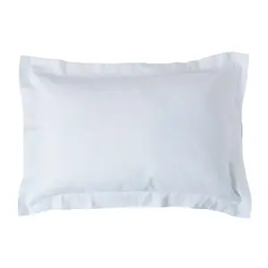 Homescapes White Linen Oxford Pillowcase, King