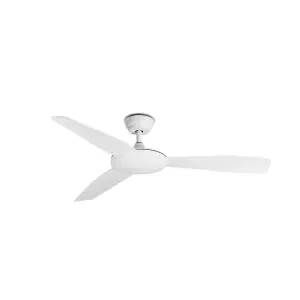 Luminosa Islot White Ceiling Fan With DC Motor Smart - Remote Included