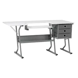 Eclipse Ultra Sewing Machine/ Hobby Table in Grey / White - Sewing Online 13376