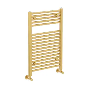 Triton Gold Heated Towel Rail - 770x500mm