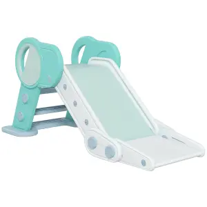 AIYAPLAY Foldable Kids Slide, Baby Slide for 1.5-3 Years, Green