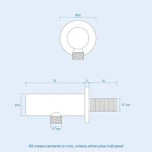 Nes Home Complete Hand Held Shower Kit Set Hose and Fixed Outlet Bracket