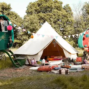 5m Bell Tent - Canvas 285 - Sandstone