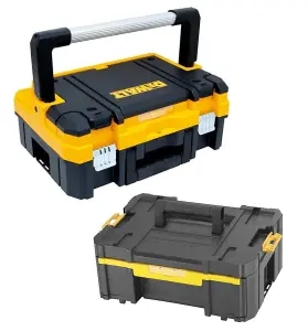 Dewalt DWST1-70704 TSTAK I + DWST1-70705 TStak III Stackable Tool Storage Boxes