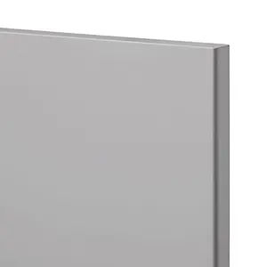 GoodHome Balsamita Matt grey Slab Drawerline Cabinet door (W)400mm (H)356mm (T)16mm