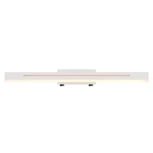 Nordlux Otis 60 2-Step Moodmaker Tiltable Wall Light in Chrome 60cm Width