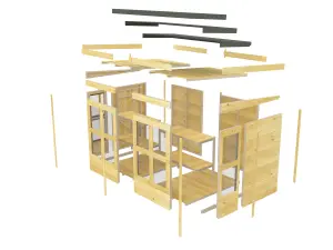 DIY Sheds 12x6 Pent Potting Shed (12ft x 6ft) 12 x 6