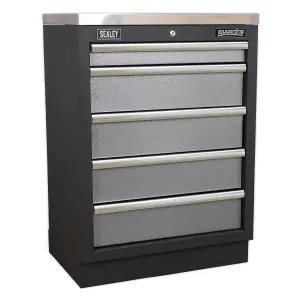 Sealey Modular Storage System Combo Stainless Steel Worktop APMSSTACK02SS