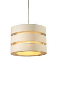 Trio Cream Contemporary Light shade (D)28cm