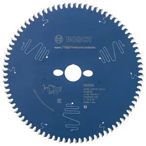 Bosch Professional Expert High Pressure Laminate Circular Saw Blade for Miter Saw - 250x30x2.8x80T