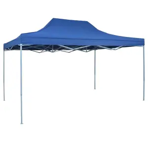 Berkfield Professional Folding Party Tent 3x4 m Steel Blue