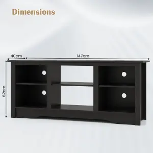 Costway Living Room TV Console Table TV Stand for up to 65" Flat Screen TVs