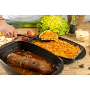 Kuhn Rikon Easy Glass Non-Stick 2.2L and 4.3L Roasting Dish, 37.5 x 22 x 14cm