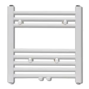 Bathroom Central Heating Towel Rail Radiator Straight 480 x 480 mm