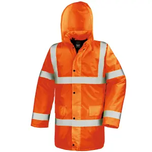 Result Core Unisex Adult Motorway Hi-Vis Safety Jacket