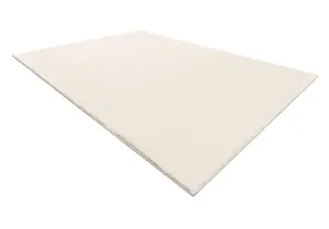 Modern washing carpet LINDO cream, anti-slip, shaggy 200x290 cm