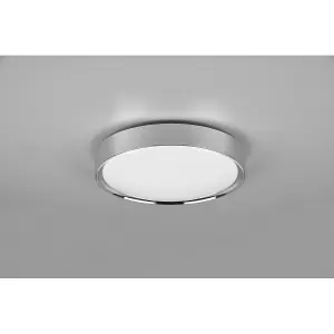 Luminosa Clarimo Modern Bathroom Ceiling Light Chrome 3000K IP44 - UK Stock