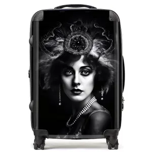 Edwardian Showgirl Splashart Suitcase - Medium