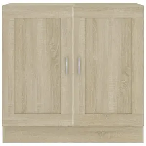 Berkfield Book Cabinet Sonoma Oak 82.5x30.5x80 cm Engineered Wood