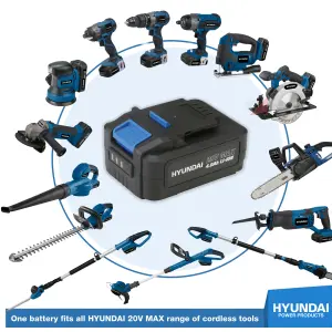 Hyundai 20V MAX 350Nm Li-Ion Cordless Impact Wrench HY2178