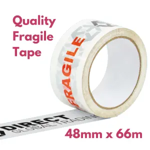 10 Strong Extra Large Cardboard Storage Packing Moving House Boxes 66 Metres Fragile Tape 52cm x 52cm x 40cm