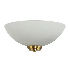 Anson Lighting Ellscott Wall light finished in antique brass plate