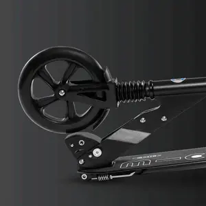 Adult Micro Scooter With Suspension - Black