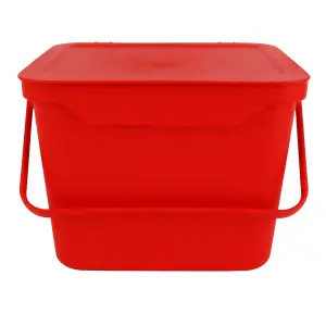 Easy Eco - 5L Compost Caddy - Red