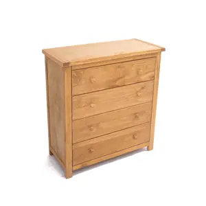 Lugo 4 Drawer Chest of Drawers Wood Knob