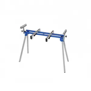 Oypla Universal Mitre Saw Stand with Extending Support Arms & Rollers