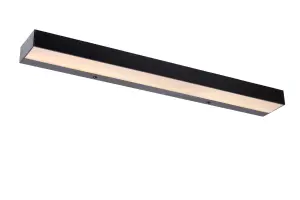 Lucide Alexa Modern Wall Light Bathroom - LED - 1x8W 3000K - IP44 - Black