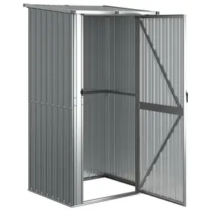 Eas Garden Shed Galvanised Steel Storage Shed Tool Organiser Grey